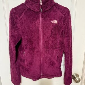 THE NORTH FACE Women’s Osito Jacket Full Zip Fleece Coat Purple Pink Berry XS